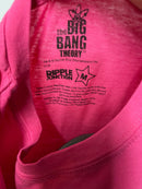 Big Bang Theory Soft Kitty "Men's" Short Sleeve T-Shirt Dark Pink 