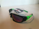 Kids 100% UVA-UVB Protection Shatter Resistant Sunglasses, Black and Green