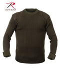 Rothco 6347 GI Style Acrylic Commando Sweater - Choice of OD, Navy, and Black