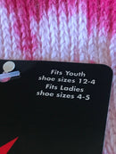 Red Lion Hot Pink Revolution Socks (Youth Sizes 12-4, Ladies Sizes 4-5)