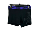 Under Armour Women's Compression Shorts Heatgear | Black - Purple 1277380 |