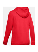 Under Armour 1300261-600 Women's Red Hustle Fleece Hoodie - Red