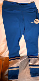 Maasai Activewear Women's Compression Leggings Tummy Control - Santorini -Small