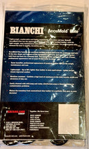 Bianchi 7906 Accumold Belt Keeper, Plain Black 4 Pack-Plain Leather Chrome Snaps