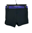 Under Armour Women's Compression Shorts Heatgear | Black - Purple 1277380 |