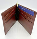Royce Leather Men's Cash Clip Wallet with Outside Pocket-Metro Collection Coco