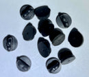 Soft Black Plastic Clutch backs for Badges and Pins 