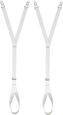 Super Garters Stirrup Style - White