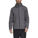 Adidas Basic 3 Stripes Rain Ready Jacket BLK FI0574/GRY GE5867