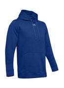 Under Armour 1300123 Men's Hustle Fleece Hood - Royal 400/ Red 600