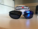 Kids 100% UVA-UVB Protection Shatter Resistant Sunglasses, Black with Blue Lens