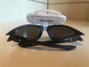 Kids 100% UVA-UVB Protection Shatter Resistant Sunglasses, Black with Blue Lens