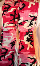 Rothco 3348 Women's Ladies Pink Camouflage Camo Stretch Flare Pants Size:15/16