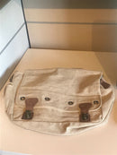 Rothco Canvas Trailblazer Laptop Bag, Khaki/Leather (9692)