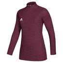 Adidas DX9843 Women's Game Mode 1/4 Zip Maroon