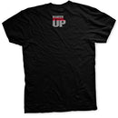 Ranger Up Thin Red Line Fire Fighters Flag T-Shirt - Black