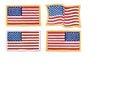 AMERICAN FLAG PATCHES -3-3/8â€? x 2-1/8â€? ALL EMBROIDERED