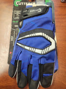 Cutter X40 Football Gloves Adult Small Blue