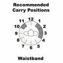 Galco WB213B Waistband Inside The Pant Holster Black Amt Hardballer - Left