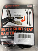 STIRRUP Style Super Shirt Stay Garters with the No Slip Clip