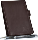 Tactical 365 Operation First Response Deluxe Leather Memo Pad Holder Brown
