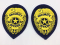 Tactical 365 Pair of Security Officer's Shield Patches in Multiple Colors