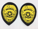 Tactical 365 Pair of Security Officer's Shield Patches in Multiple Colors