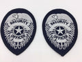 Tactical 365 Pair of Security Officer's Shield Patches in Multiple Colors
