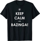 Ripple Junction The Big Bang Theory Keep Calm And Bazinga Men's - Black