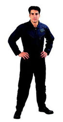 Rothco 7503 Mens Navy Blue Flight Suit -5 Zippered Pockets - Adjustable Waist