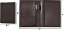 Pocket Notebook Cover by Metier Life | Canvas with Vegan Leather - Brown