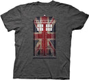 Doctor Who Tardis Men's T-Shirt - Charcoal 