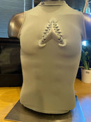 XO Athletic Youth HeartShield Heart Protector Vest (GREY, XLarge)
