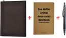 Pocket Notebook Cover by Metier Life | Canvas with Vegan Leather - Brown