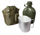 Rothco 1140 Olive Drab Plastic Canteen With Cover& Aluminum Cup With Wing Handle