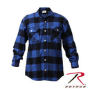 Rothco 4739 Extra Heavyweight Buffalo Plaid Long Sleeve Flannel Premium Shirt 