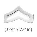 Uniform Corporal Insignia Bars - Gold Tone Plated Or Nickel
