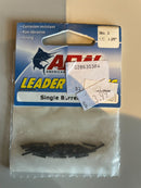 American Fishing Wire Crimp Sleeves Single Barrel Black-Size