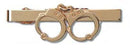 Uniform  Attached Handcuff Style Tie Bar Available in Silver or Gold Tone