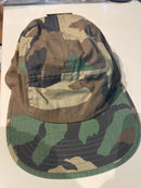 Woodland Camo Rip Stop Military Street Cap