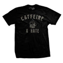 Bullets Caffeine & Hate Ultra Thin Vintage T-Shirt from Ranger Up, Black