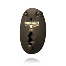 Boston Leather Oval Smooth Finish And Badge Support Black Leather - 5840C-1
