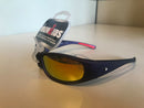 Kids 100% UVA-UVB Protection Shatter Resistant Sunglasses, Blue with Yellow Lens