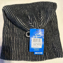 Men's Slalom Winter Hat Black/Grey - Soft & Warm!