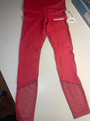 Maasai Women's Compression Leggings Activewear Tummy Control High Waist |Red|