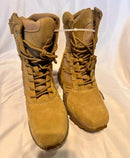 Rothco 5357 Forced Entry Tan  8" Deployment Boots with Side Zipper - 9W Blems