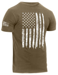Rothco 2713 / 2832 / 2632 Distressed US Flag Athletic Fit T-Shirt