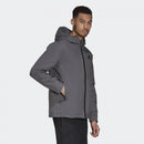 Adidas Basic 3 Stripes Rain Ready Jacket BLK FI0574/GRY GE5867