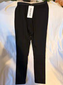 Fleece Lined Thermal Pants for BOYS Leggings Underwear, Black Size Medium