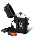 Point Below Electric Windproof Waterproof USB Rechargeable Lighter
